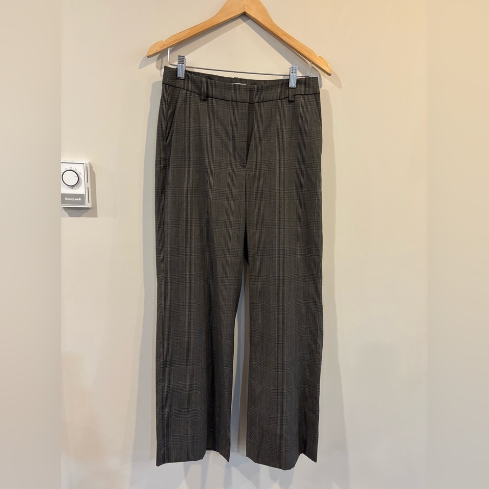 NWOT and Other Stories Plaid Wool Trousers Sz 4